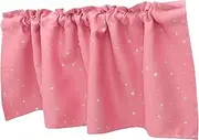 Yardenfun Short Blackout Curtains Kitchen Window Valance Decorative Short Curtains