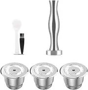 Bainiao Coffee Capsule, Refillable Capsules Reusable Pod Espresso Coffee Pod Stainless Steel Compatible