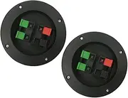 SWOOMEY Optimal Signal Way Speaker Box Connectors Right Angle Spade Plugs for Easy Installation