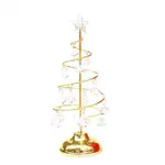 [ETEKAXAXA] 聖誕派對家用水晶螺旋聖誕樹燈聖誕樹燈