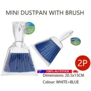 2x Multi-purpose Durable Mini Dustpan with Brush Household Kitchen Cleaning Tool