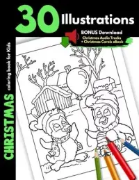 在飛比找博客來優惠-Christmas Coloring Book For Ki
