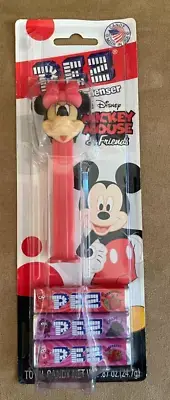 Minnie Mouse Disney Mickey and Friends PEZ Dispenser New sealed vintage candy