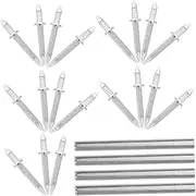 CIMAXIC Wood Double Head Nail Kit 200pcs Press Nails No Marks Double-Sided Tape for Decor