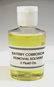 One 2 Ounce Battery Corrosion Removal Solvent for contact Clean-Up