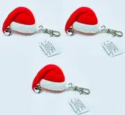 3 Bath Body Works SANTA HAT Pocketbac Sanitier Holder Cary Case Clip