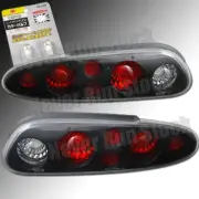 FOR CHEVY CAMARO CLEAR LENS BLACK TAIL LIGHTS +WHITE LICENSE PLATE BULBS (for: Chevrolet)