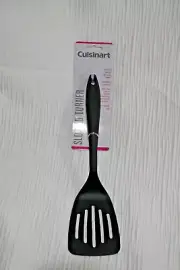 Cuisinart Slotted Turner Black Curve Handle Premium Spatula