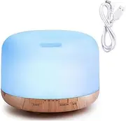 Essential Oil Diffusr, Air Humidifier, Household Fragrance Machine,Quiet Premium Aromatherapy Humidifier, Natural Home Fragrance Aroma Diffuser,7 Colors Light for Bedroom ﻿