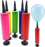 Handheld Balloon Pump: High Power with Nozzle, Balloon Inflator with Nozzle, Handheld Balloon Pump | Ideal for Quick Inflation at Parties and Events, Compact Design for Easy Transportation