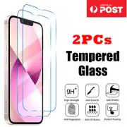 2xTempered Glass Screen Protector For iPhone 16 15 14 13 12 11 XR Pro Max Plus