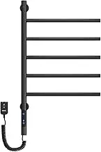 Heated Towel Racks, 180° Rotatable Towel Rack with Timer, 1H-8H, 82W Wall Mounted Towel Warmer Racks, Constant Temperature Heated Towel Warmer for Bathroom, Kitchen