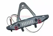 GPM FRONT D-RINGS BUMPER W/ LED LIGHT AXIAL 1/6 4WD SCX-6 JEEP JLU TRIAL HONCHO