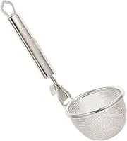 Colander Spoon Slotted Pasta Scoop Stainless Steel Strainer for Fried Food Ergonomic Handle for Cooking