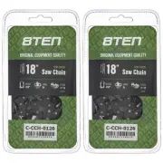 Chainsaw Chain 18 Inch .050 3/8 LP 64DL for Homelite 2 200 240 180 XL 190 2-Pack