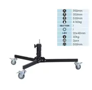 Runway Base Floor Roller Stand heavy load 30kg 35cm 5/8'' 1-1/8'' 16mm 28mm