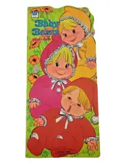Baby Beans Paper Dolls Uncut 1973 Mattel Whitman Scratch on Cover