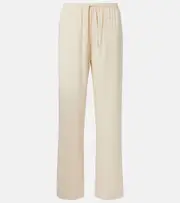 [Asceno] Asceno Aurelia wide-leg pants AU 12 beige