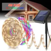 5M/10M Solar Powered LED Strip Lights Outdoor 8 Modes Xmas Party Garden Decor AU