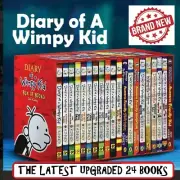 24 Books Diary of a Wimpy Kid Series Collection Book Box Set Children Kids *2025