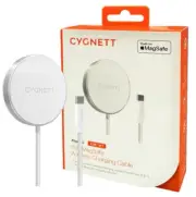 Cygnett 15W MagSafe Wireless Charging Cable MFI - White1.2M