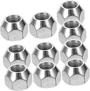 GARVALON 10pcs Tire Nut Car Wheel Accessories Automotive Wheels Car Tires Car Accessories Car Wheel Nut Covers Tyre Accessories M12x1.5 Lug Nuts Car Tire Lug Nuts Car Wheel Nuts Steel
