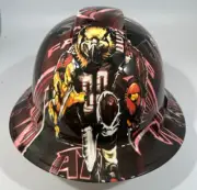 New Full Brim Hard Hat Custom Hydro Dipped ATLANTA FALCONS