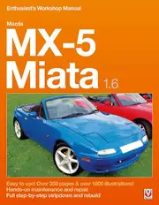 Mazda Mx5 Miata 1.6 Enthusiasts Workshop Manual by Rod Grainger Paperback Book
