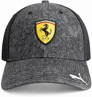 PUMA Scuderia Ferrari F1 Logo Trucker Cap, black, One size