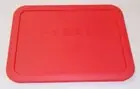 NEW Pyrex 7211 Dish Microwave Safe Storage Lid Cover BRIGHT RED Made in USA