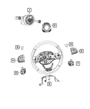 Genuine Mopar Paddle Up Switch 5RP88LU5AB