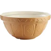 Mason Cash 33cm/6L Cane Mixing Bowl Cooking/Baking Food Prep Container Brown
