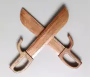 Wing Chun Wooden Butterfly Training Sword Bart Cham Doa Martial Arts Kung Fu