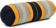 Leewadee Yoga Bolster - Standard Size – Large Meditation Cushion, Tube Pillow for Comfortable Reading, Pilates Equipment, Kapok Filling, 60 x 25 x 25 cm