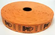 BEER Glass Single Numbered Roll Tickets - Roll of 2000 (4 COLORS AVAILABLE)
