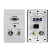 PRO2 PRO1280 VGA S-Video Composite Video PC Audio Suits Clipsal 1X VGA Socket To Socket VGA