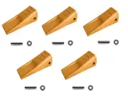 1U3352 Cat Style J350 Bucket Tooth With Pin and Keeper (Set of 5)