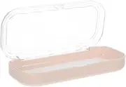 [AKOOSY] Transparent Plastic Wave Eyeglass Case Flip-top Portable Glasses Holder Stylish Storage Box For Travel Eyeglass Storage Organizer