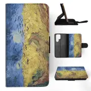 FLIP CASE FOR SAMSUNG GALAXY|VINCENT VAN GOGH - WHEATFIELD WITH CROWS ART