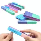 6PCS Nail File 7 Sides Buffer Emery Board Nail Trimming Polishing Nail Buffering