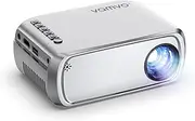 Vamvo Mini Projector for iPhone, Video Projector Full HD 1080P Supported, Portable Movie Projector Compatible with TV stick/PS4/HDMI/USB, iOS & Android