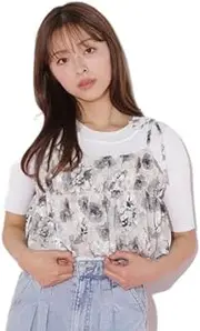 [JILL by JILLSTUART] Jill by Jill Stuart Women's Sweater Knit Set with Balloon Ruffle Cami