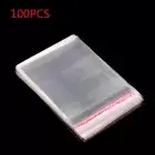 100x Clear Self-sealing Bag Self-Adhesive Sealing Cellophane Bag