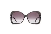 Ted Baker Sunglasses TB1668 Aniya 974 Gloss Crystal Dark Grey Grey Gradient