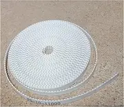 Transmission Belt White Transmission Conveyor Timing Belt Open Ended with Steel Cord Polyurethane PU T5 Tooth V-Belt (Size : 50Meter, Color : 15mm)