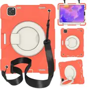 MCC Kids Shockproof Strap iPad Pro 11 2021 3rd Gen Apple Case Cover Ring [Orange]