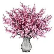 6 Pcs Babys Breath Artificial Flowers Gypsophila Bouquets Bulk Real Touch
