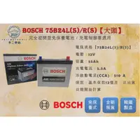 在飛比找蝦皮購物優惠-【不二車坊】BOSCH博世《 75B24 / 75B24LS