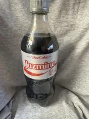 Share A Coke with Jazmine 2025 Personalized Gift Coca Cola Bottle 20oz Diet