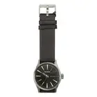 Nixon Mens Sentry Leather Watch Dark Cedar Dark Brown OS New